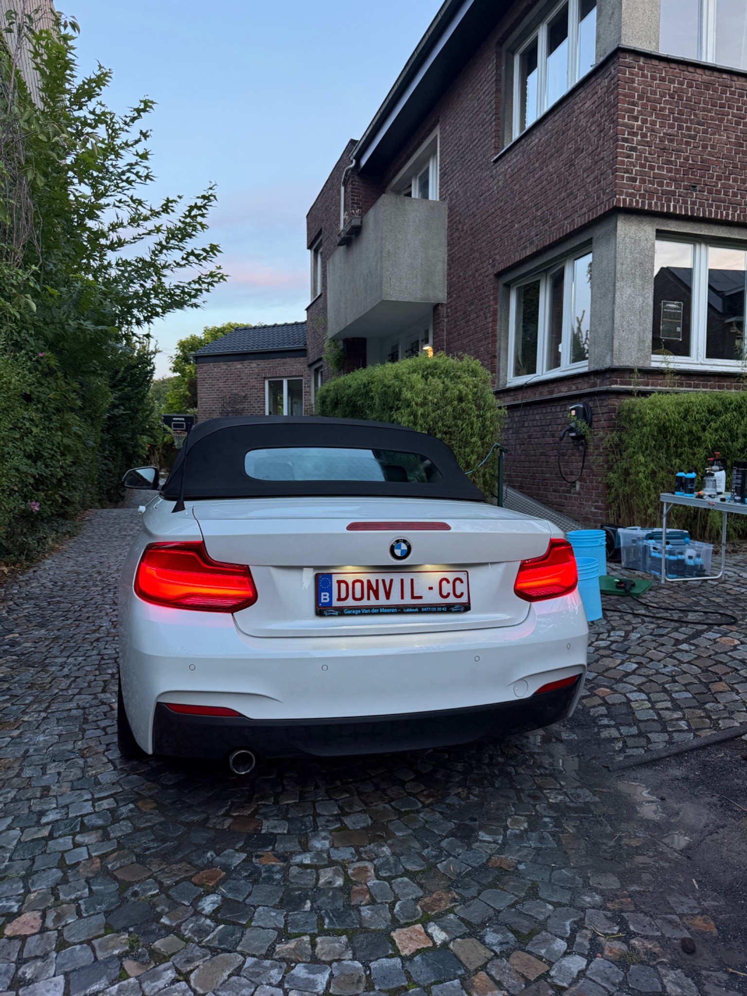 BMW 4 Series Cabrio achterkant na detailing