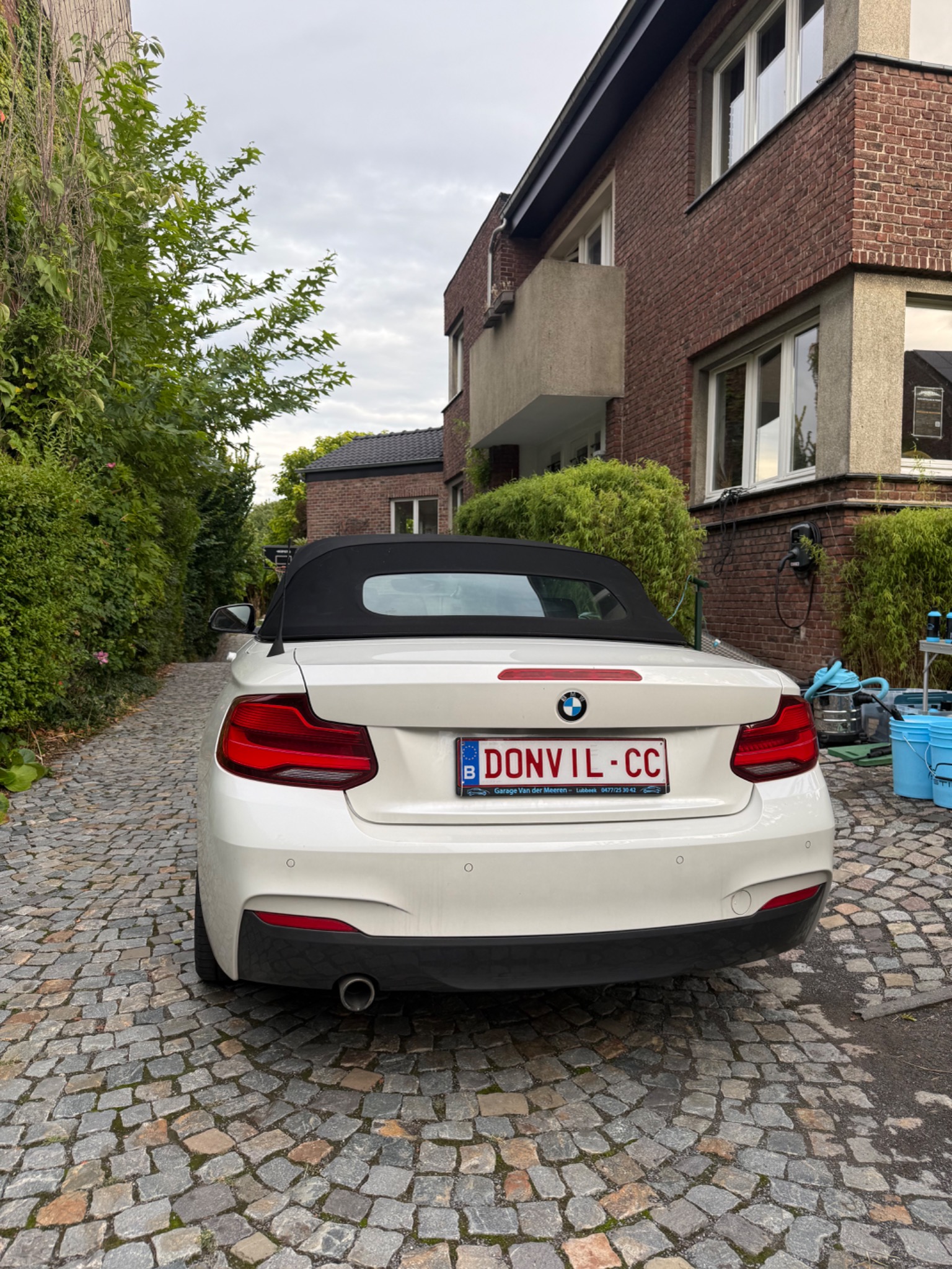 BMW 4 Series Cabrio achterzijde voor detailing