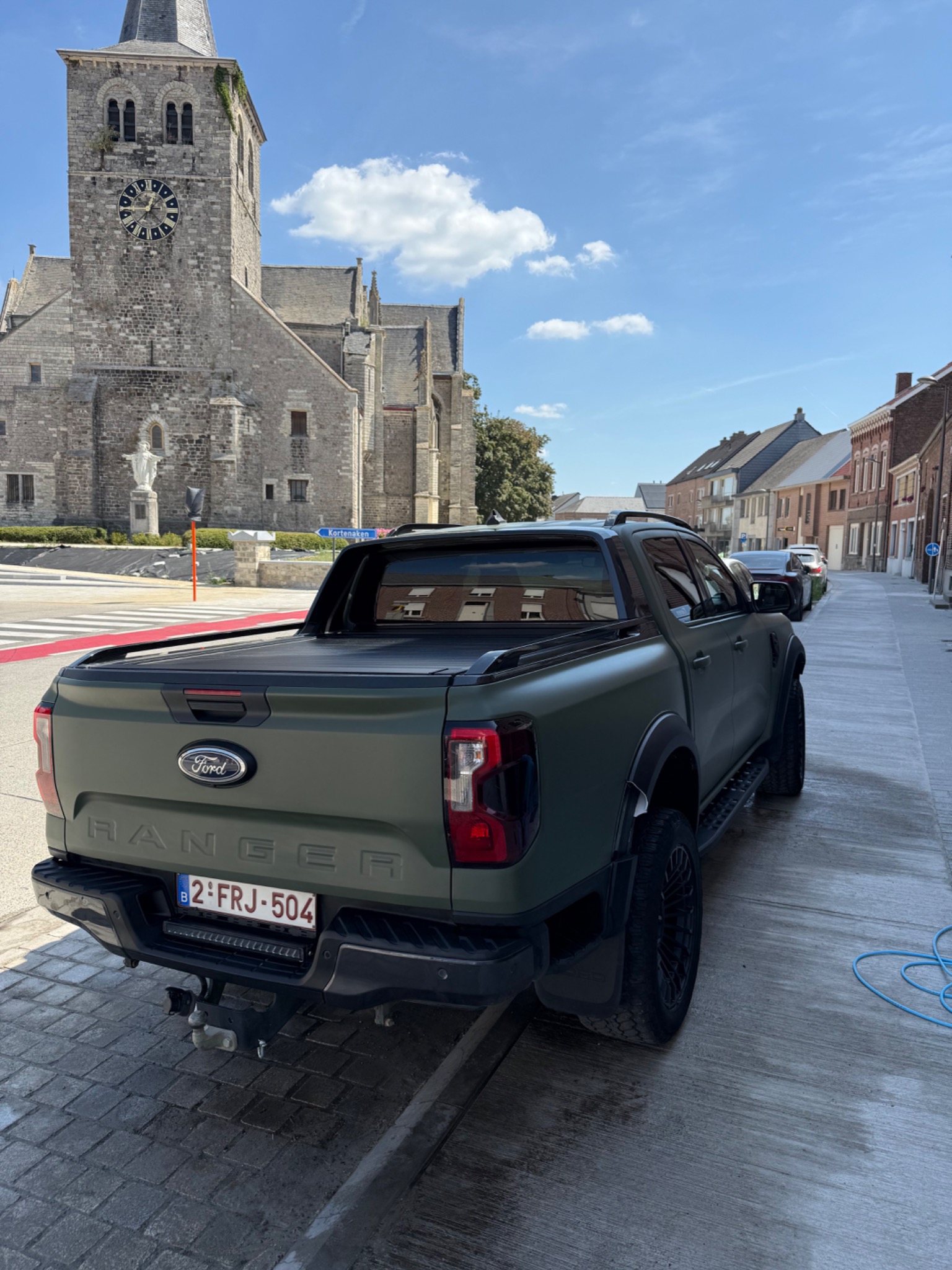 Ford Ranger achterkant na detailing