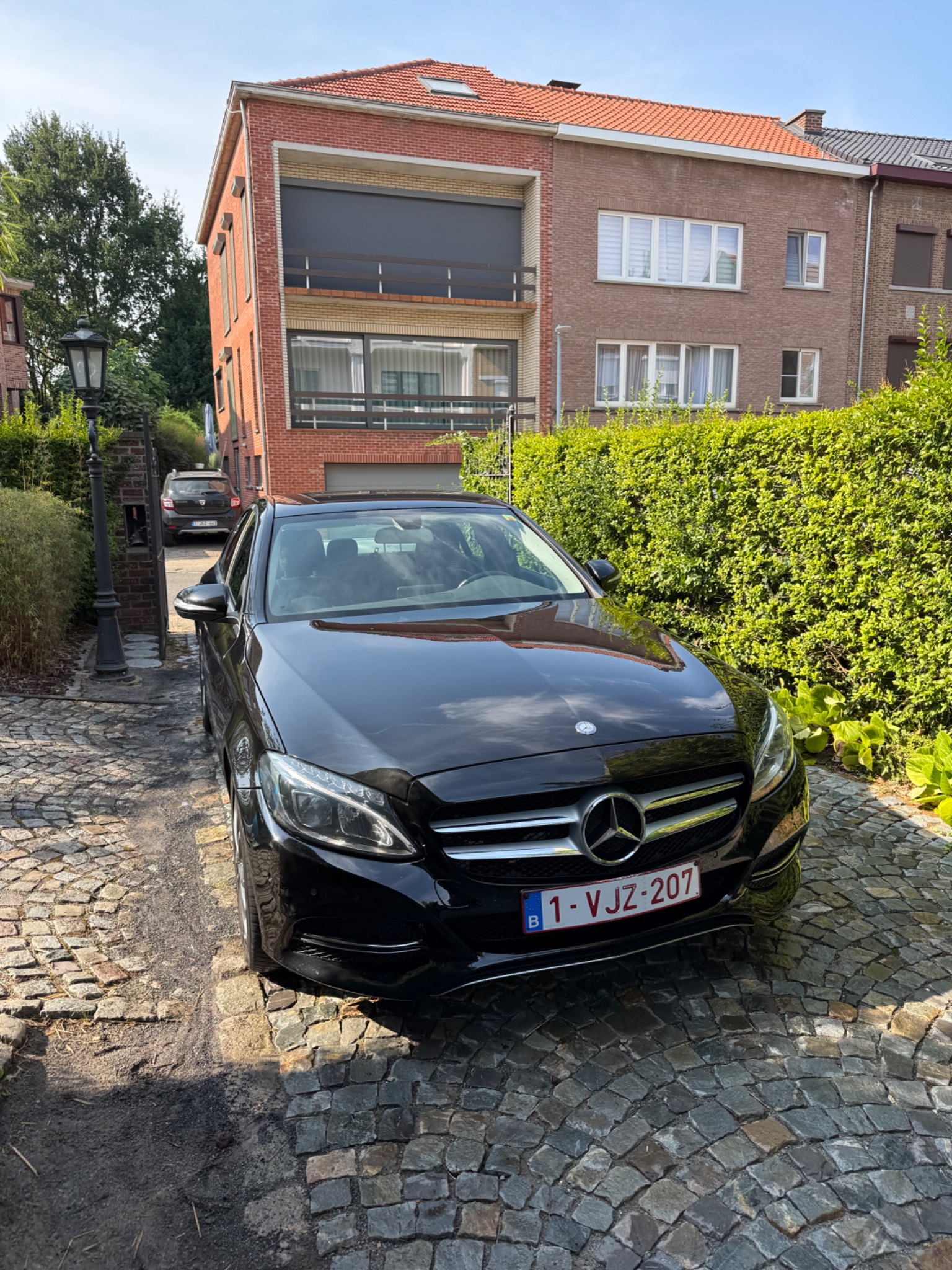 Mercedes-Benz C-Klasse voorkant na detailing