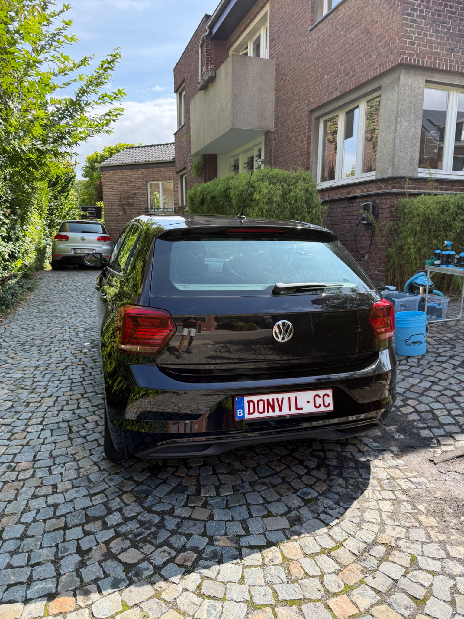 Volkswagen Polo achterkant na detailing