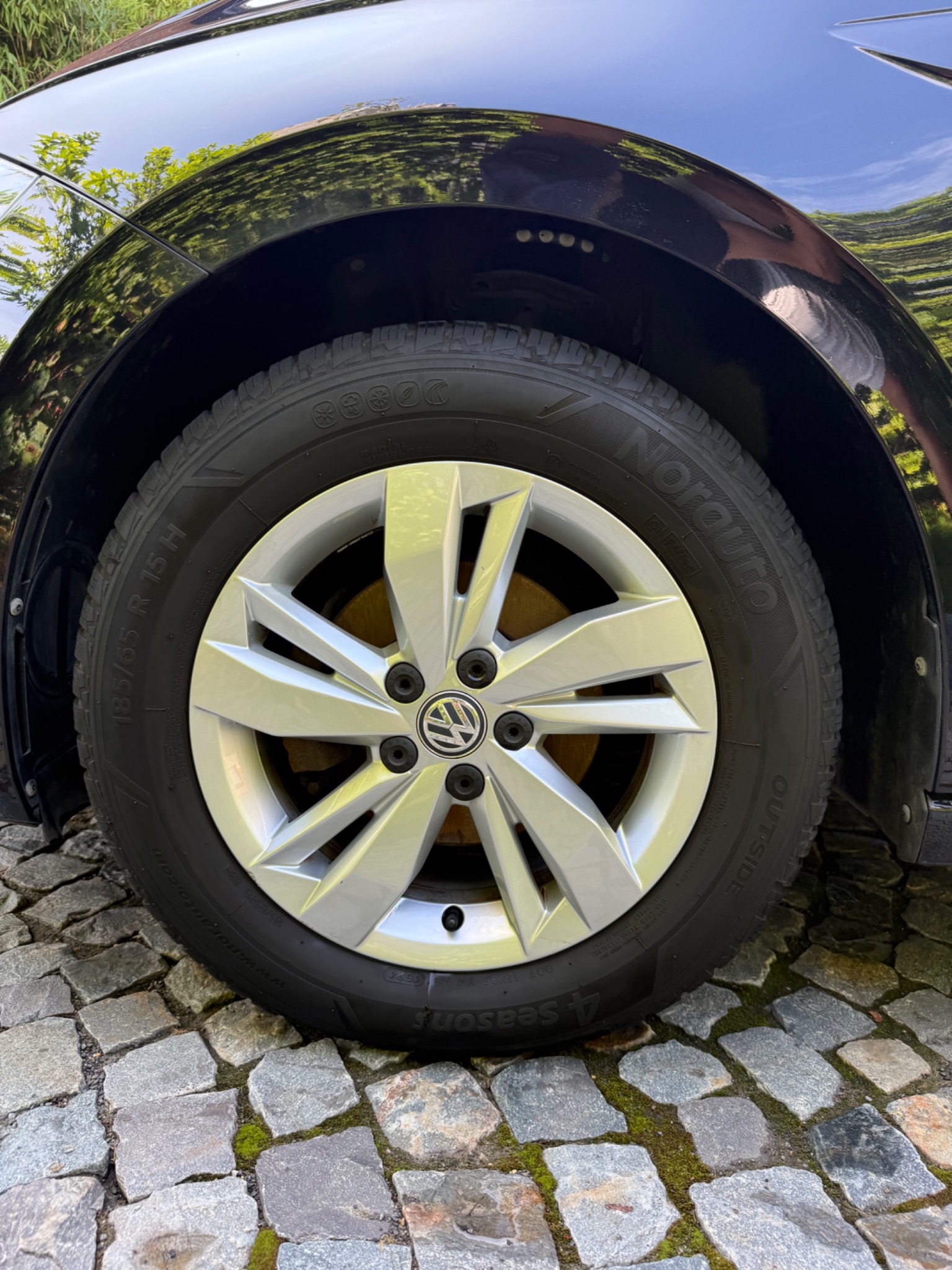 Volkswagen Polo velg na reiniging